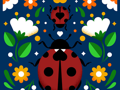 Rule29 Holiday Post : Mother's Day blue design holiday illustration lady bug making creative matter rule29 vector