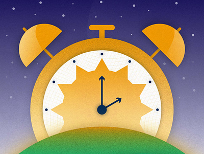 Rule29 Holiday Reminder clock day light design illustration rule29 time vector