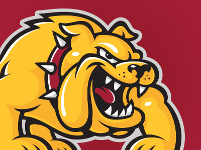 Batavia Bulldogs bulldog high school logo mascot vector