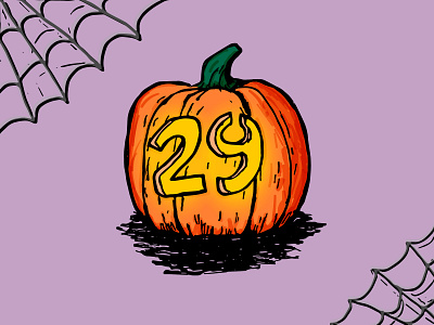 Happy Halloween! 29 cobweb halloween illustration jack o lantern pumpkin spooky vector