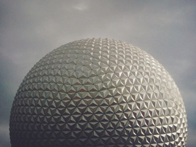 Alien pattern epcot pattern sphere