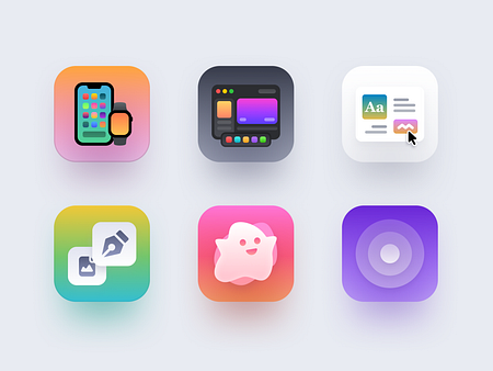 Presentation Icons by Ilya Miskov on Dribbble