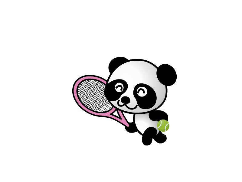 Panda animation 2d 2d animation adobe animate adobe illustrator animation ball character character animation color design graphic design illustration motion graphics panda tennis vector