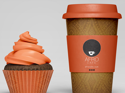 Afro cafe package mock-up afro afro cafe branding cafe cafe logo cup design design graphic design illustration logo logo design package packagedesign