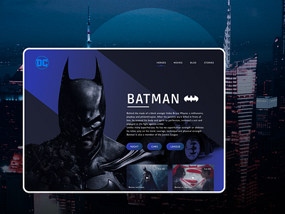 NightCity design ui ux webdesign website