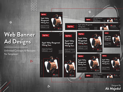 Google Banner Ad Design for Web branding design google ad modern web banner web banner ad web banner design