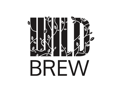 Wild Brew Logo Mark beer branding logomark minimal