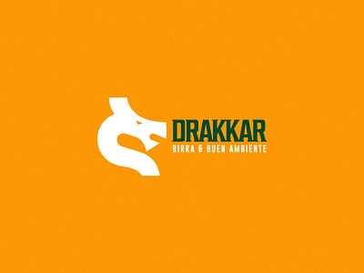 Drakkar 1 beer beer and food branding design dragon dragons drakkar icon imagotipo imagotype logo logotype typography