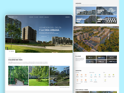 OnePage design home homepage landingpage onepage property real state web web design web designer webdesign