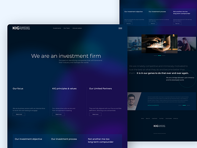 Option 1 concept finance invest investing investment investments investor partner ui ui design uidesign web design web designer webdesign