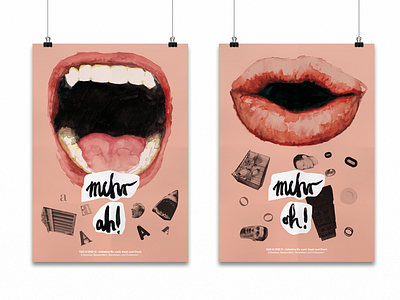 Poster – "Das A und O" (The Essential Thing) – Pt. I aquarell artwork collage design graphic design illustration poster print