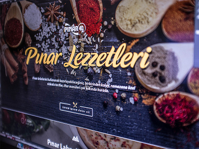 Something delicious... background color cook food fullpage icon microsite parallax spice spices typography