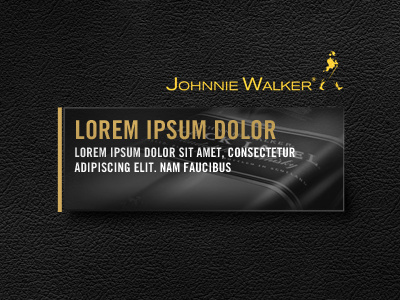 Johnnie Walker button color texture ui