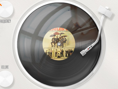Vinyl Record app color glass ipad reflection texture ui vinyl record