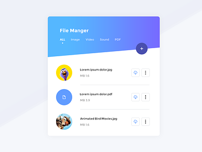 File Manger app design modal ui user experience user interface user-experience user-interface ux