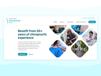 Hero Section for Chiropractic Centre