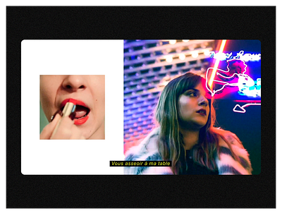 Aurore - Short Film concept design feminism film lights lyrics motion design music night split screen splitscreen video woman women