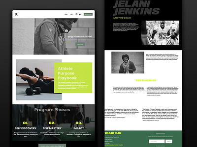 Website Mock Up - Personal Training