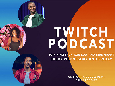 Twitch Podcast_ Just Chatting branding design graphic design podcast promo promotion