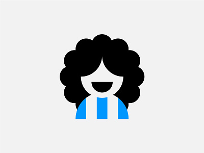 Maradona argentina diego football football club geometric illustration maradona minimal minimalism minimalistic portrait simple