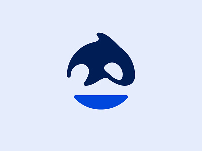 O + Killer whale animal design illustration killer whale logo logodesign logotype minimal minimalism minimalist minimalistic monogram simple symbol whale