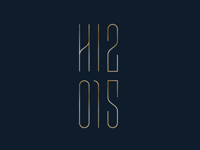 HI 2015! 2015 design gold graphic new typography year