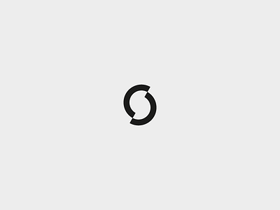 S letter minimal minimalistic monogram simple