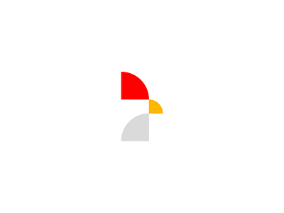 Rooster design icon logo mark minimal rooster