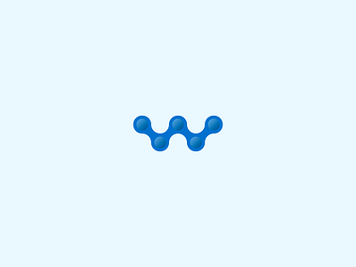 'W' letter bike bikes design letter logo logotype monogram w