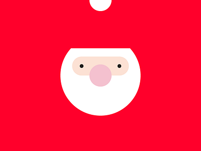 Happy Holidays! christmas holidays illustration merry minimal minimalistic santa