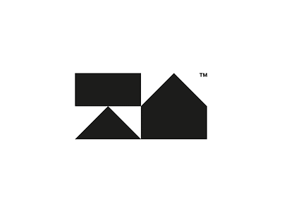 La Villa house logo minimal village