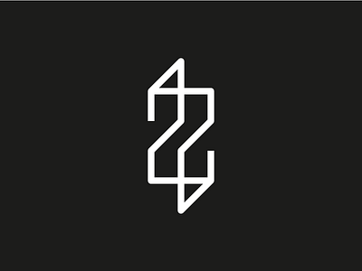 222 design logo minimalistic monogram