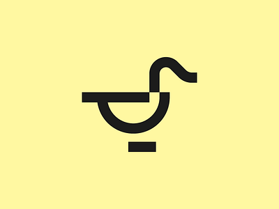 Duck animal animals duck logo minimalistic
