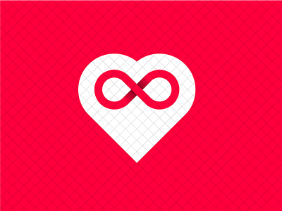 Infinite love — Happy Valentine's Day! design heart icon illustration infinite logo logotype love minimal minimalistic