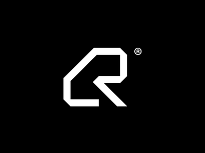 R + 🐸 animal design frog logo logotype minimalism minimalistic monogram r