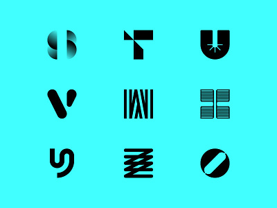 36 Days Of Type — 9.3 0 36daysoftype brand design letter logo logotype mark minimalism minimalist monogram number s t u v w x y z