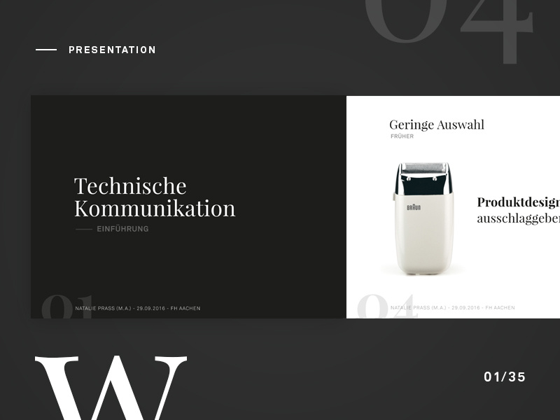 Presentation