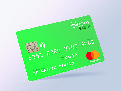 Debit Card debitcard green