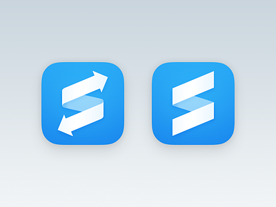 Synced app icon app icon blue ios lj system synced