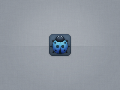 app icon concept blue grey icon