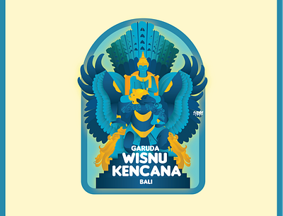 Garuda Wisnu Kencana Bali bali city city illustration flat illustration illustrator vector