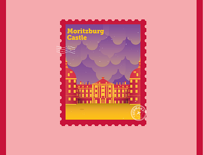 Morizburg Castle branding city city illustration design flat germany icon design illustration illustrator logo vector