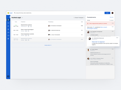 University Information Management Dashboard