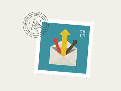 Mail app mail postmark stamp texture