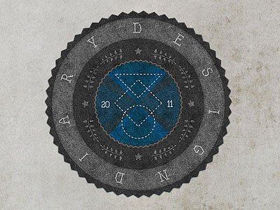 Design Diary Badge badge grunge texture