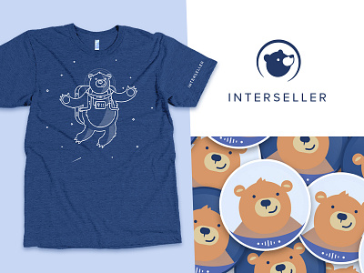 Interseller Branding exploration interseller interstellar space spacebear stars