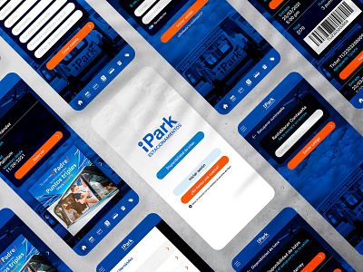 iPark brand design graphic design graphicdesign illustration logo motion graphics ui ux