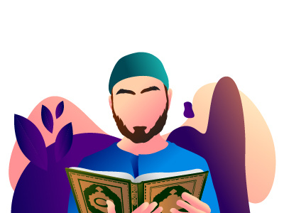 islam animation branding design flat illustration illustrator ui vector web