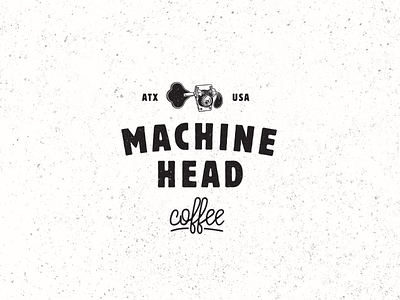 Machine Head Coffee branding coffee logo music wip