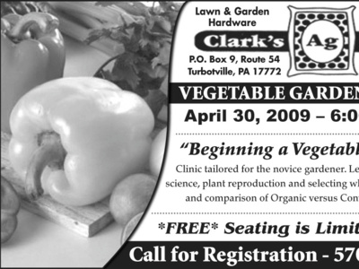 Clarks Ag Center Ad advertisement design food